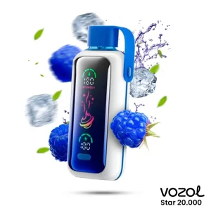 Vozol star 20 binlik blue razz ıce